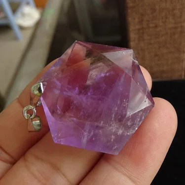 

A++ Natural CitrineAndAmethys Quartz Pendants, AmetrineLarge Satellite Pendant, Men Fashion Jewelry Pendant With Rope