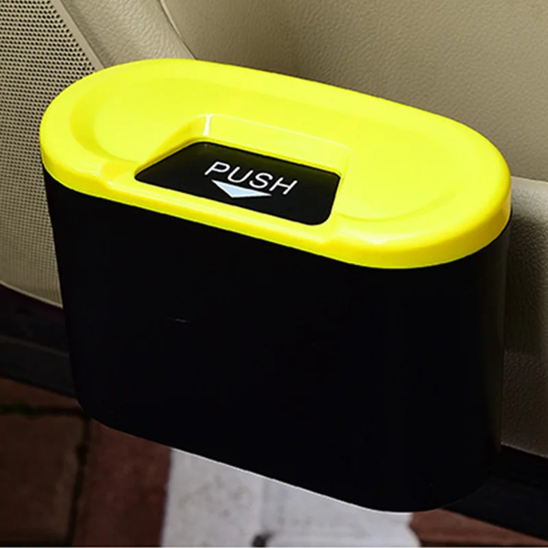 Автомобильные мусорные баки в автомобиле с висячими мешками для мусора ведро