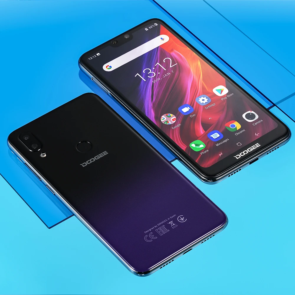 DOOGEE N10 смартфон с восьмиядерным процессором FHD + 19:9 ОЗУ 3 ГБ ПЗУ 32 5 84 дюйма 16 Мп 3360