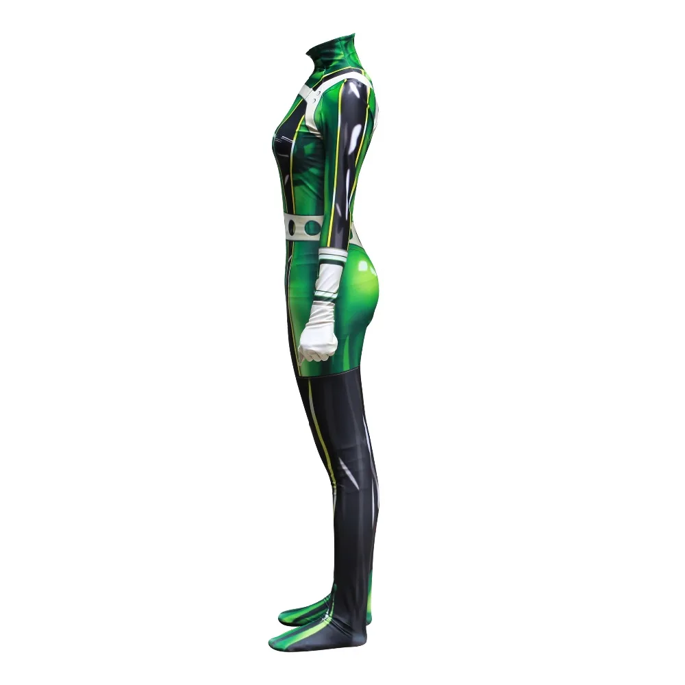 Костюмы для косплея из мультфильма Мой герой костюмы Asui Tsuyu аниме сиамские