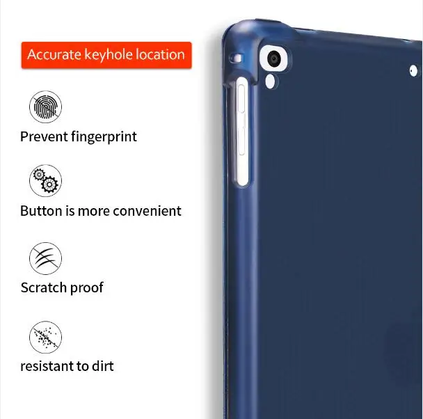 Чехол-карандаш с функцией автоматического сна/пробуждения для Ipad Pro 9 7 Air 2 / Smart cover