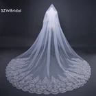 Новое поступление, свадебные аксессуары белого цвета длиной 3 метра, кружевной аксессуар 2022, Женская кружевная юбка