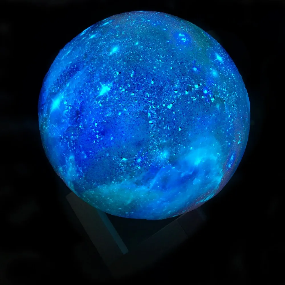 3D print Children's toy USB LED Night Light Remote control star light moon lamp | Дом и сад