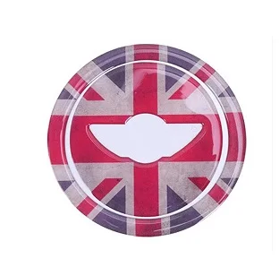 retro union jack Юнион Джек 3D Руль Центр панель эпоксидная наклейка наклейки для помещений декоративные для MINI COOPER R55 R56 R60 R61 земляк - Название цвета: retro union jack