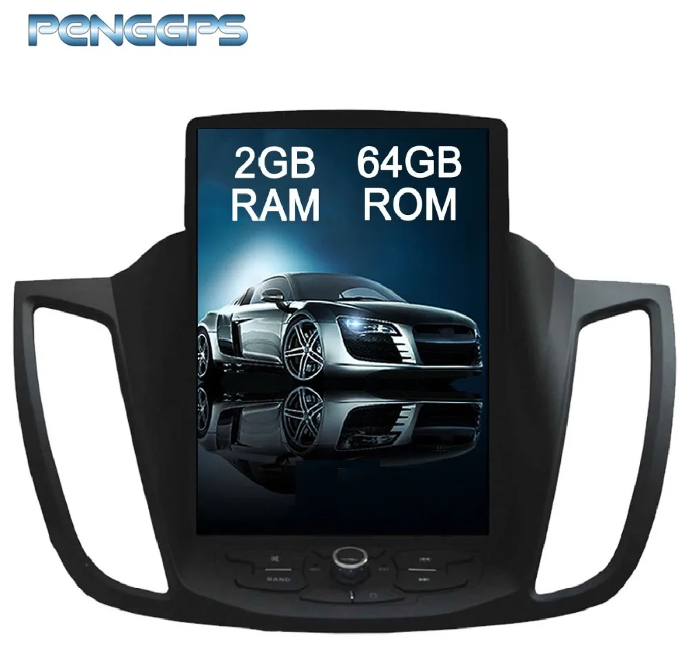 online Android 9.0 Rádio Do Carro Para Ford Kuga 2013-2017in Navegação Gps Do Carro Dvd Player Tesla Cabeça Vertical Ips Tela Px6 1080 P Vídeo