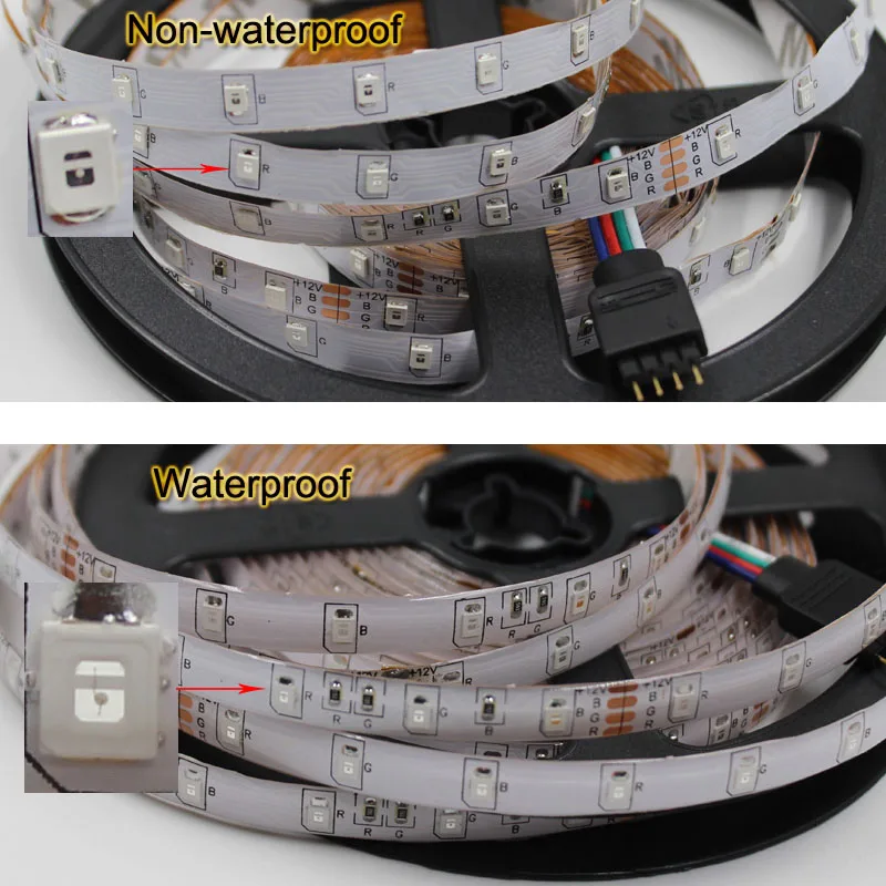 SMD 2835 RGB Светодиодные ленты свет Тира лампы Neon 300LED Декор Гибкая Клейкие