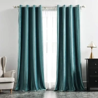 modern velvet bedroom curtains blackoutdecoration shading curtain living roomflat window curtains solid