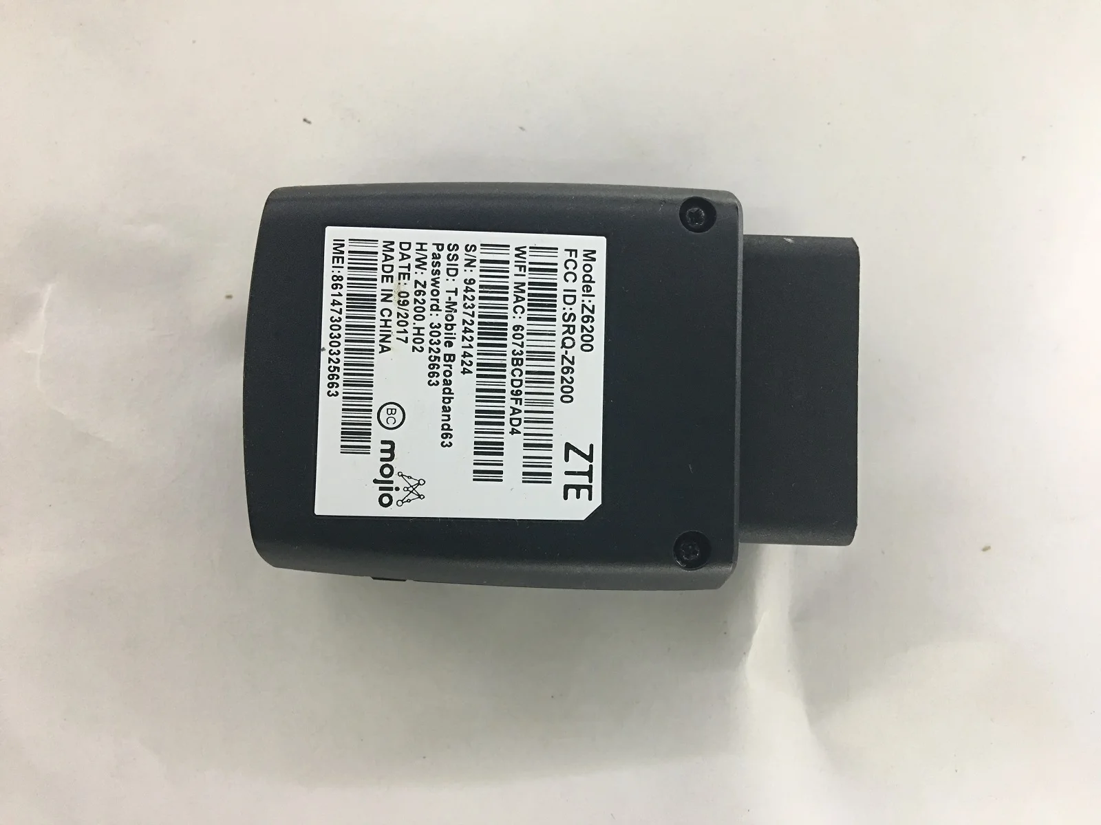 Wi-Fi роутер ZTE LTE OBDII разблокированная точка доступа Z6200 для автомобиля с поддержкой