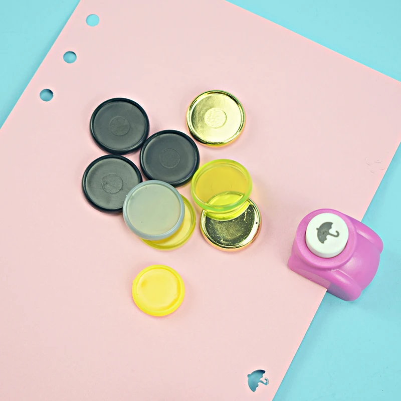 Милый мини-зонт свободный листовой пуансон в форме гриба одно отверстие сделай