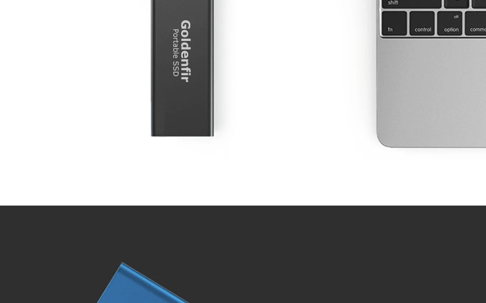 Goldenfir новейший товар портативный SSD USB 3,1 64 Гб 256 Гб внешний твердотельный накопитель для бизнеса и бизнеса