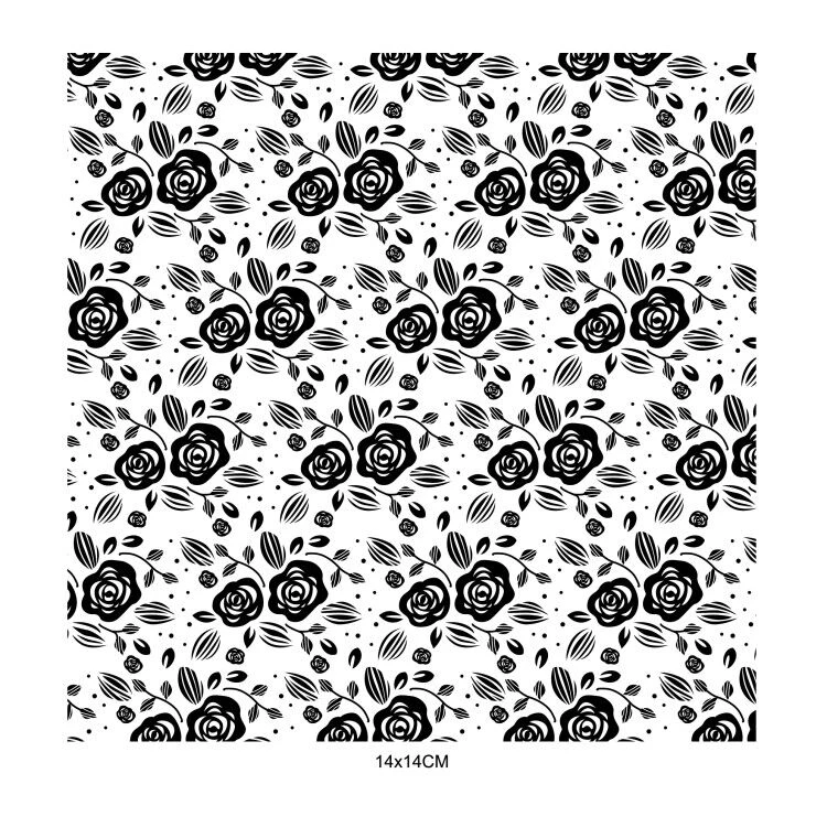 Фон цветок прозрачный силиконовый штамп/печать для DIY скрапбукинга/фотоальбом