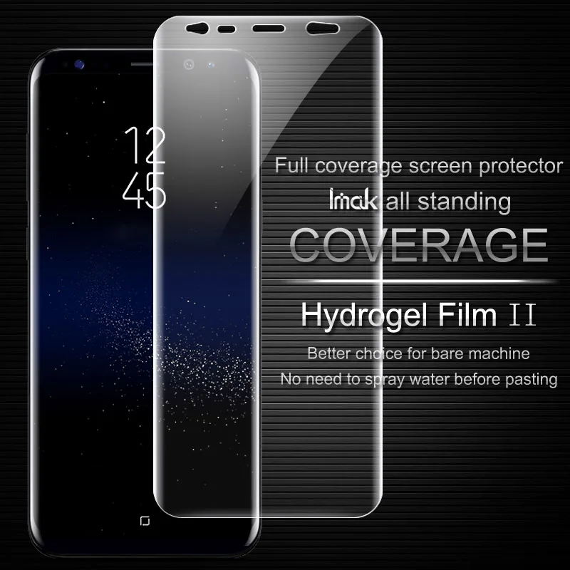 Для samsung Galaxy S8 назад фильм iMAK гидрогель II полный охват мягкая защитная пленка для