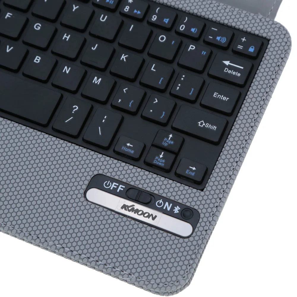 KKmoon складной защитный чехол книжка из искусственной кожи Беспроводная Bluetooth 3 0