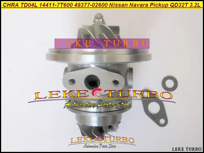 Турбокартридж сердечник CHRA TD04L 14411-7T600 49377-02600 49377 02600 для Nissan Navara пикап D22 TD27 NS25 QD32 QD32T