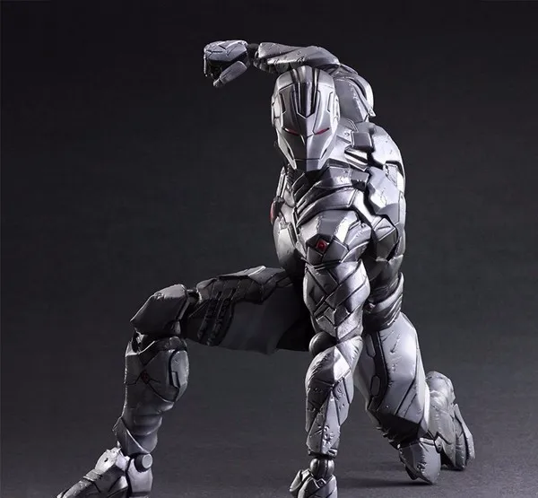 Play Arts Kai iron man серая ограниченная версия Hero Tony Stark Hulkbuster PA 27 см ПВХ фигурка игрушки подарок для детей Brinquedos