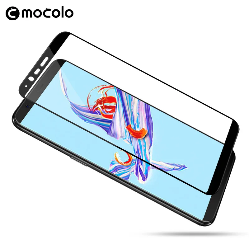 Mocolo полное покрытие протектор экрана из закаленного стекла для Oneplus 5/5 T против