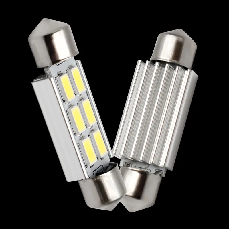 Высококачественная светодиодная гирлянда CANBUS 39 мм C5W C10W SV8.5 6 SMD 5630 без ошибок
