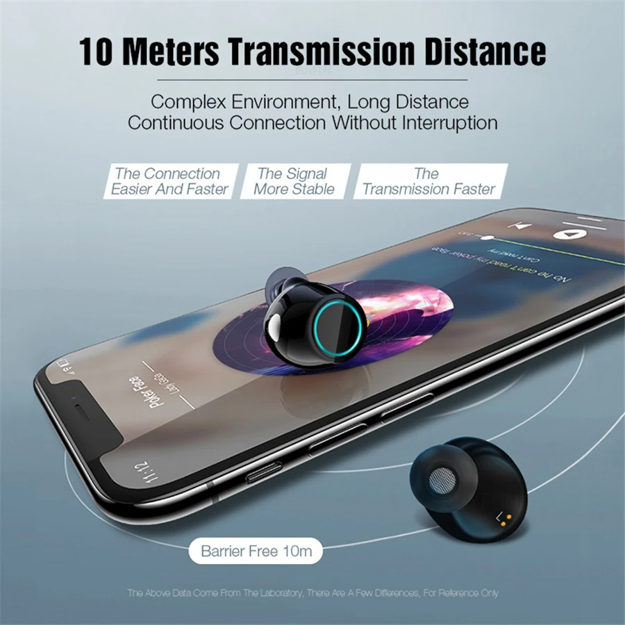 TWS Bluetooth наушники беспроводные наушники сенсорное управление наушники Hifi спортивная Гарнитура для iPhone huawei Все совместимые