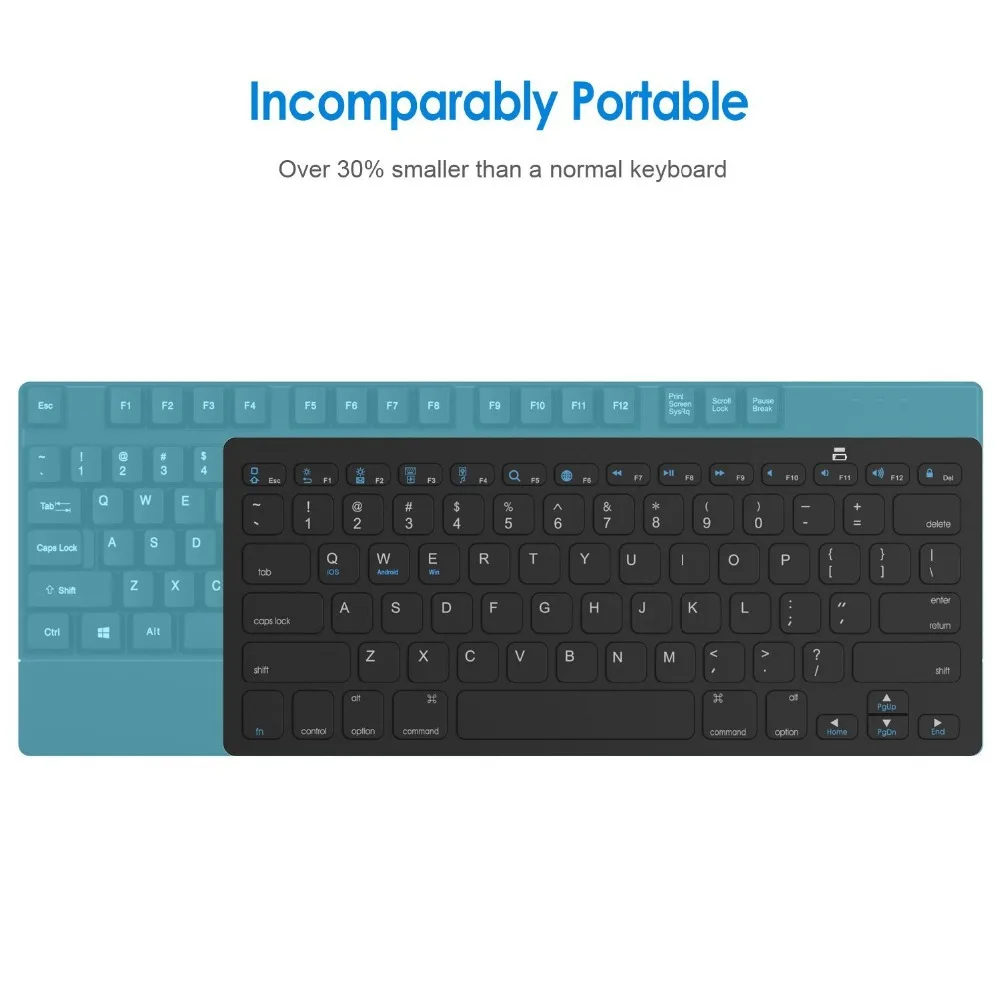 Универсальный Ультратонкий беспроводной чехол с клавиатурой Bluetooth для Samsung Tab 2 3 4