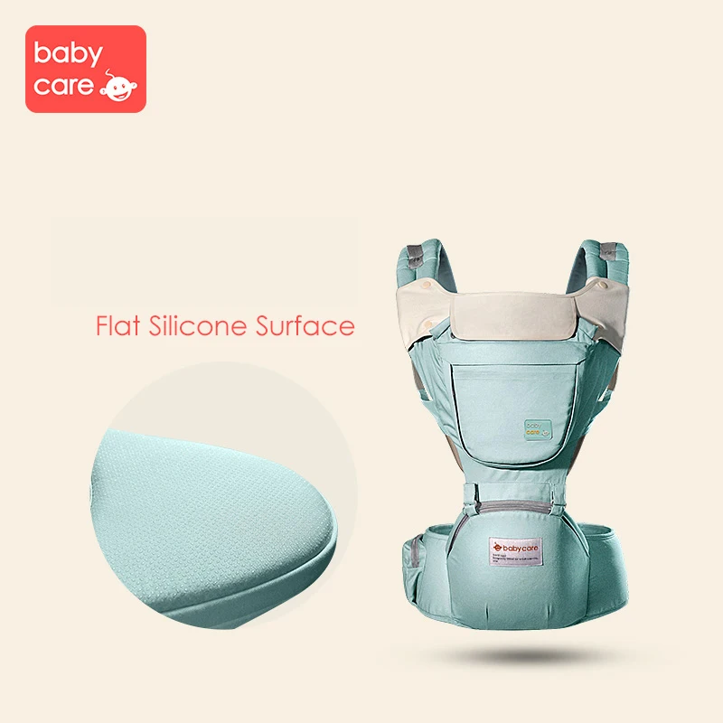 Blue-Flat Babycare Хипсит для переноски детей четыре сезона универсальный эргономичный Регулируемый детский слинг дышащий рюкзак хлопок обернуть поясной стул - Цвет: Blue-Flat