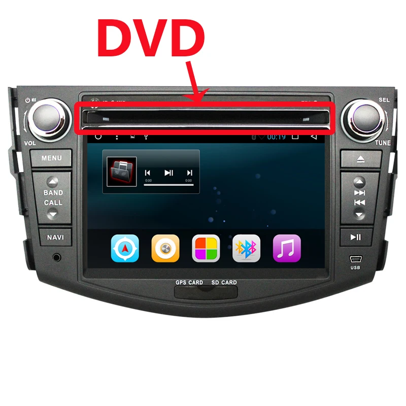Автомобильный GPS навигатор для Toyota RAV4 7 дюймов 1 6 ГГц двойной 2 DIN