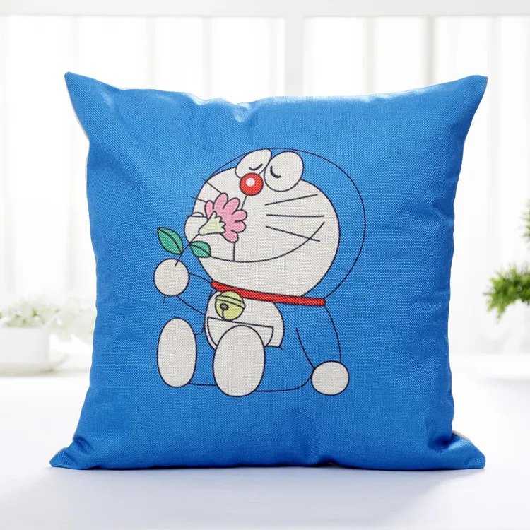 45*45 см Doraemon фигурку Плюшевые игрушки мультфильм гостиная кулон милый лен