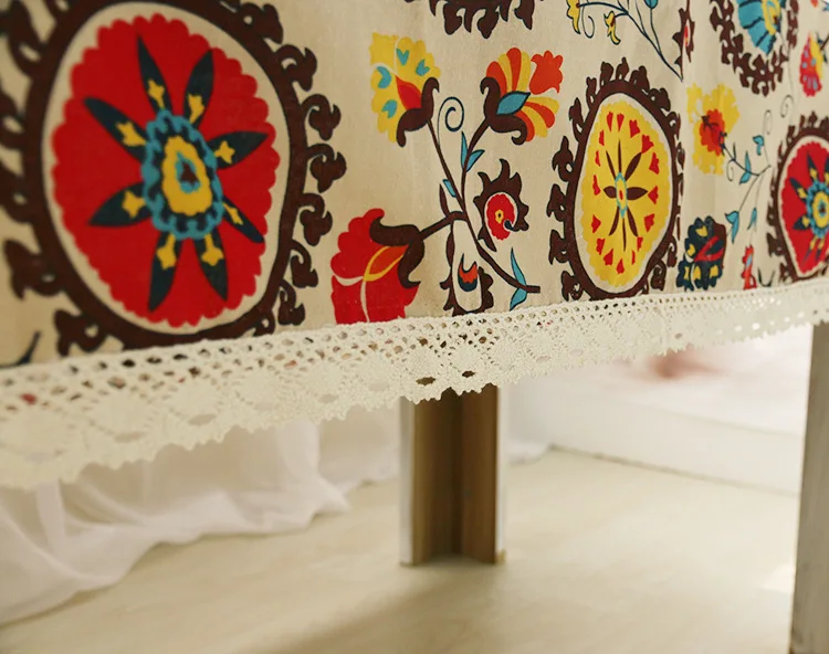 CAMMITEVER богемная Скатерть льняная скатерть Европа пыленепроницаемые скатерти