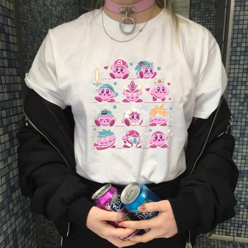 Новая белая одежда Lucky Cute Cat CATNIST Harajuku Японские футболки эстетический Ангел