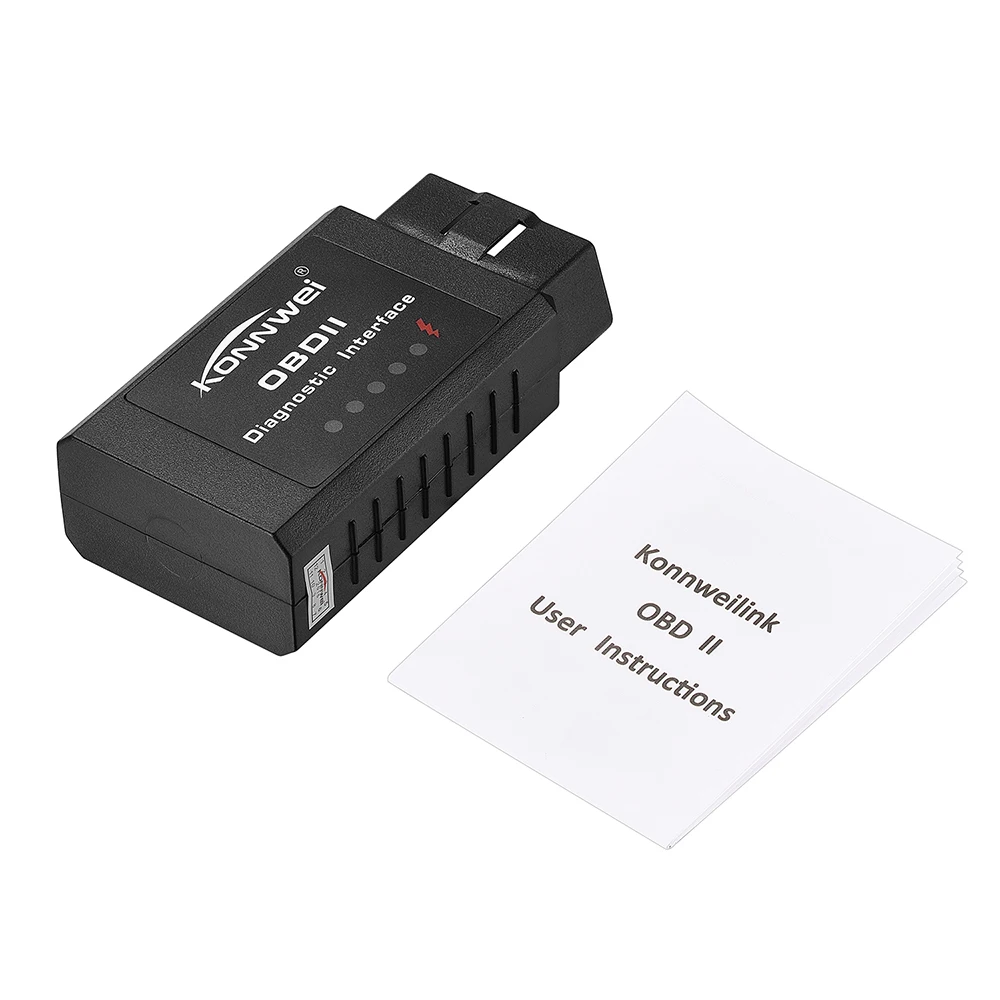 Konnwei KW910 Bluetooth Super mini ELM327 для Android OBD2 диагностические инструменты ELM 327 OBD2 автомобильный сканер для считывания кода