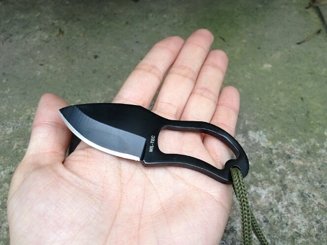 Нож карабин карманный многофункциональный с кожаным чехлом|Уличные инструменты|