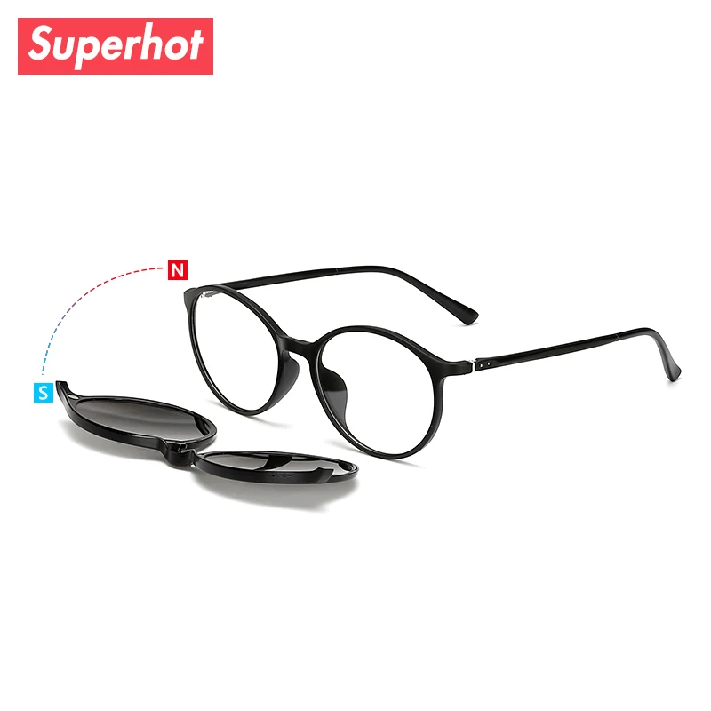 Очки superhot круглая оправа для очков с магнитными поляризационными