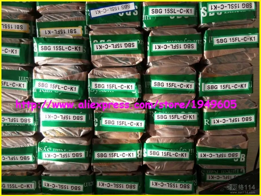 Корея SBC линейная направляющая SBG15FL фланцевый скользящий подшипник|linear guide