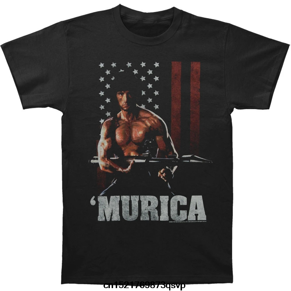 Возьмите забавная Футболка мужская новинка футболка Рэмбо свободу | Мужская