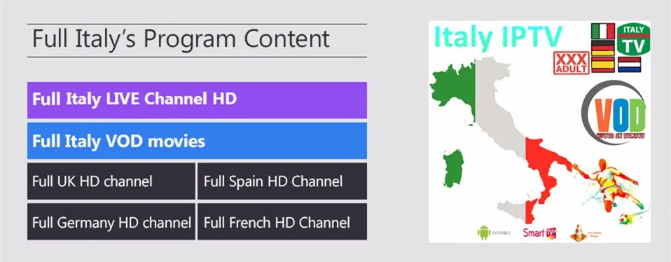 IP tv M3u Ip tv Италия 6000+ Live супер Португалия итальянский Великобритания Французский Испанский Турция взрослый для Android tv Box Enigma2 Smart tv box