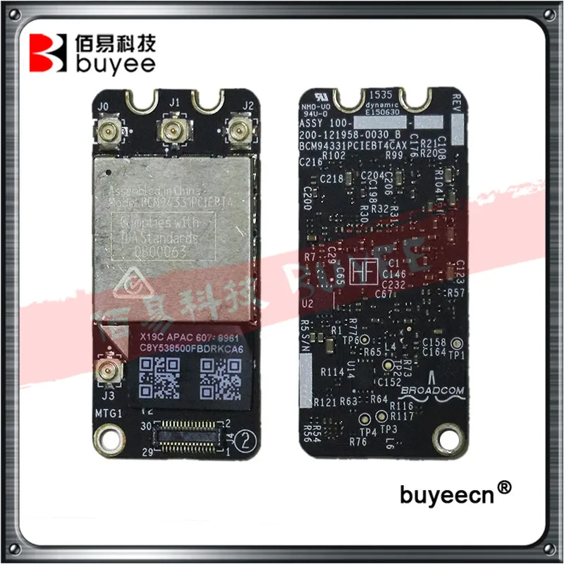 

Оригинальная A1278 A1286 A1297 Bluetooth 4,0 Wifi карта для Macbook Pro 2011 2012 года BCM94331PCIEBT4CAX