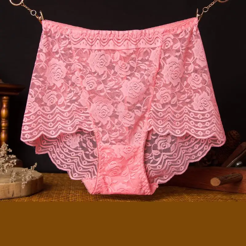 Модные высококачественные женские прозрачные трусики кружевные мягкие