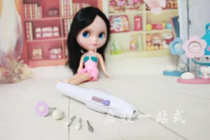 Кукольный шлифовальный нос, резной инструмент для смены макияжа для куклы блайз, аксессуары для кукол сделай сам, Электрический Полировочная, шлифовальная машинка для украшения ногтей