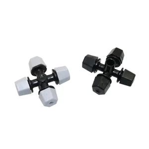 Поперечная насадка для распылителя тумана с 6 мм интерфейсом сельскохозяйственная теплица Распылительная насадка 10 шт.