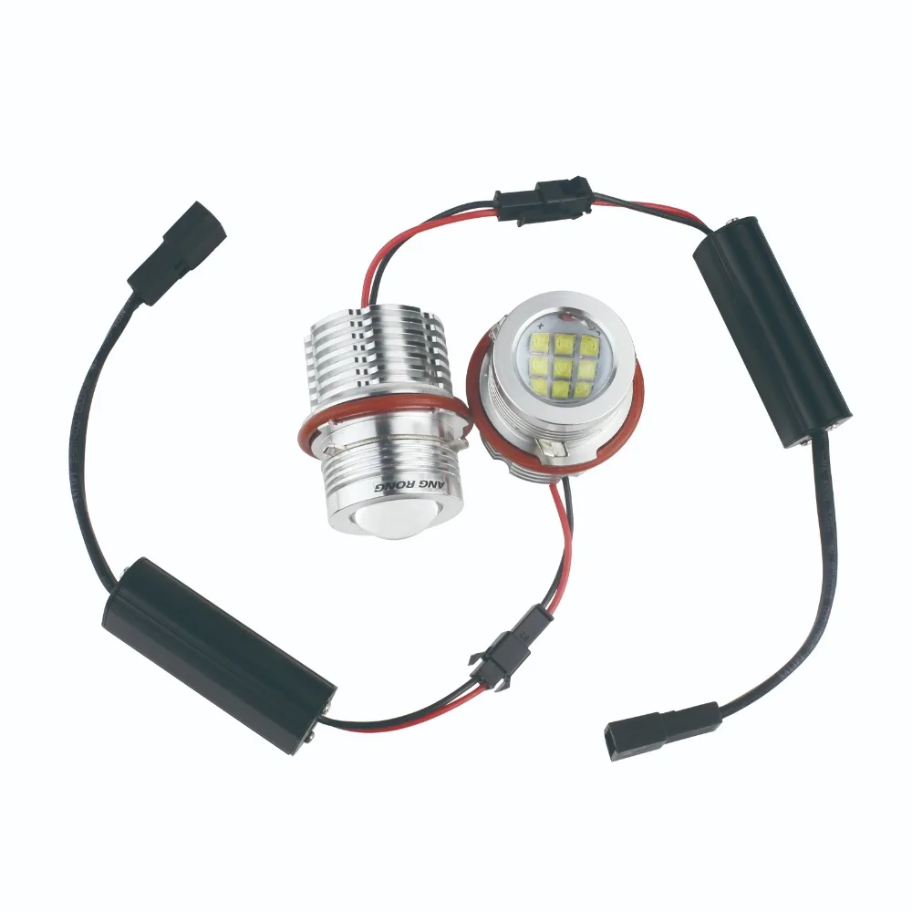 ANGRONG 2x C REE LED 90W ангельские глаза гало светильник маркер для BMW E39 E60 E61 E63 E64 E65 E66 E83