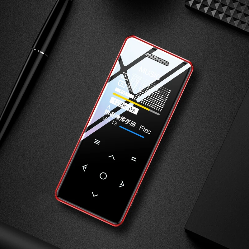Yescool MP3 плеер с bluetooth сенсорными клавишами без потерь HiFi спортивный музыкальный плеер с fm-радио рекордер портативный тонкий walkman 8 16G