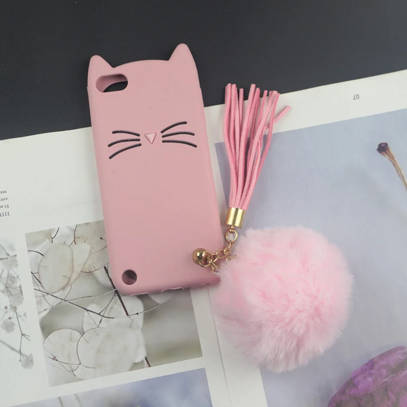 Силиконовый чехол с милыми объемными рисунками для Apple iPod Touch 6 s японский