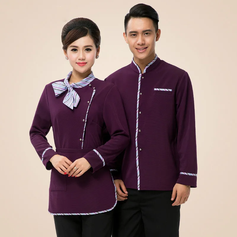 Топ + фартук униформа официанта для отеля кухни официантки повара Униформа с