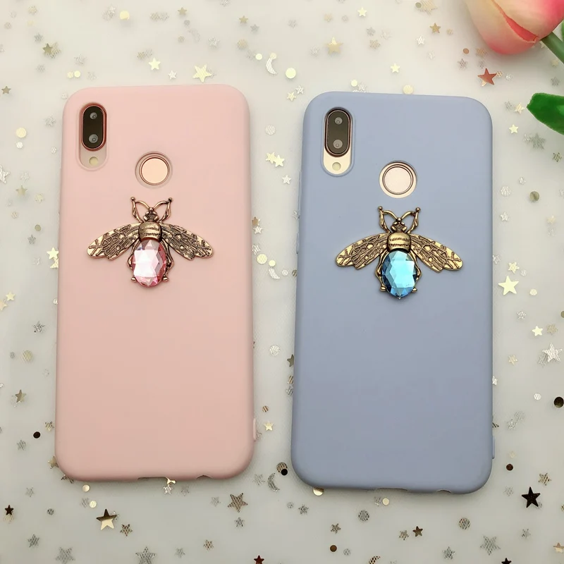 Чехол с 3d-изображением пчелы для iPhone 11 Pro X XR XS MAX мягкий матовый Силиконовый чехол
