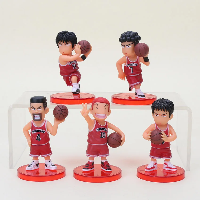 5 шт./лот Slam Dunk фигурки японского аниме ПВХ Фигурки игрушки модель фигурка