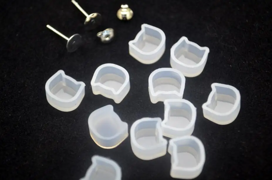 1 пара маленькие бусины для сережек силиконовая форма из смолы ручной работы