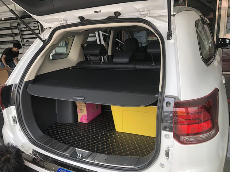 For Mitsubishi Outlander- Aluminum+Canvas Rear Cargo Cover privacy Trunk Screen Security Shield shade Accessories