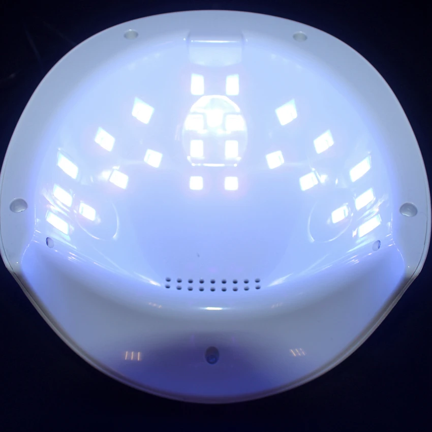 Обновлен сушки ногтей двойной льдинка светильник Гель лак Маникюр УФ лампа 48 W