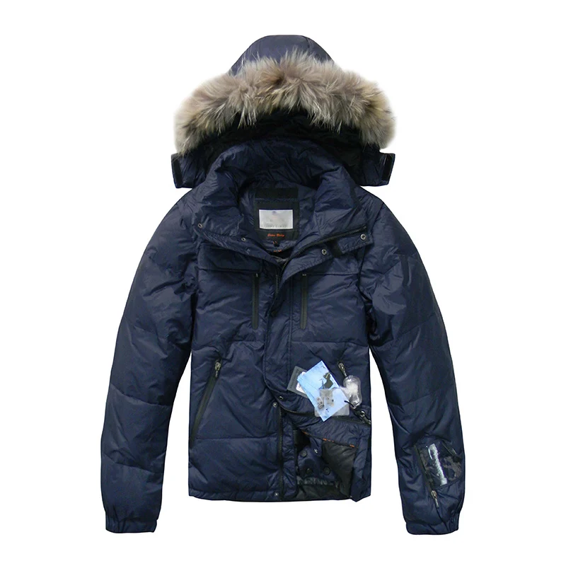 2022 New Arrival Winter Down Jacket Men Thick Warm Down Coats 90% White Duck Down Brand Hooded Fashion Down Jackets Coat For Man