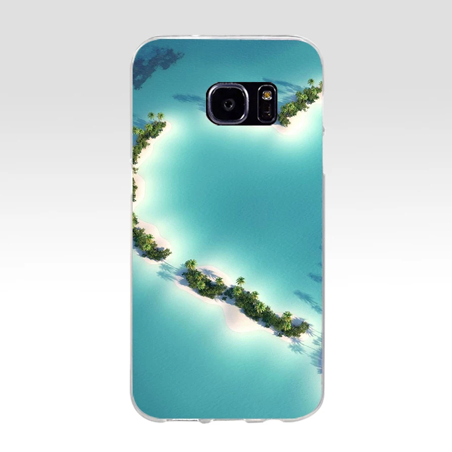 Мягкий силиконовый чехол из ТПУ 91AQ Sea of Love для samsung Galaxy s6 s7 edge s8 s9 plus чехол|Бамперы| |