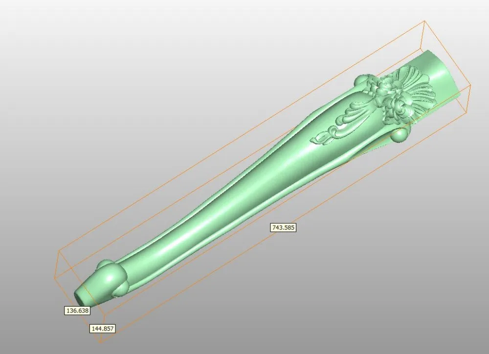 Модель 3D STL для фрезерного станка с ЧПУ рельефный дизайн мебели кровати дивана